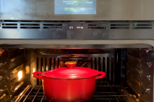 Bake the chicken for dutch oven baked seven-spice chicken