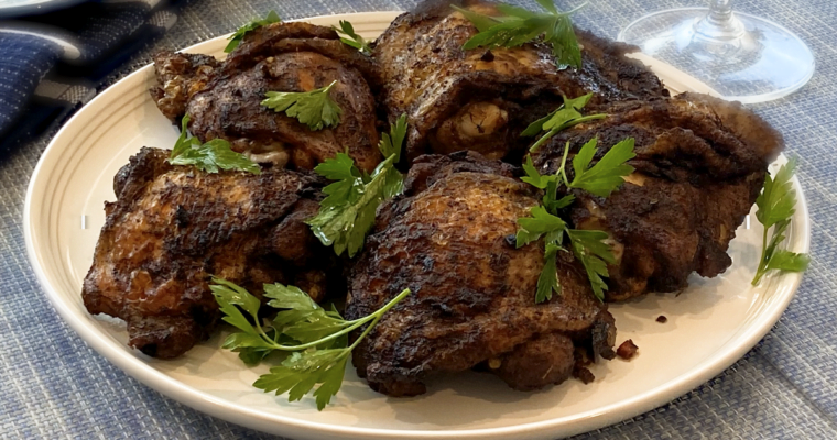 Dutch Oven Baked Seven-Spice Chicken