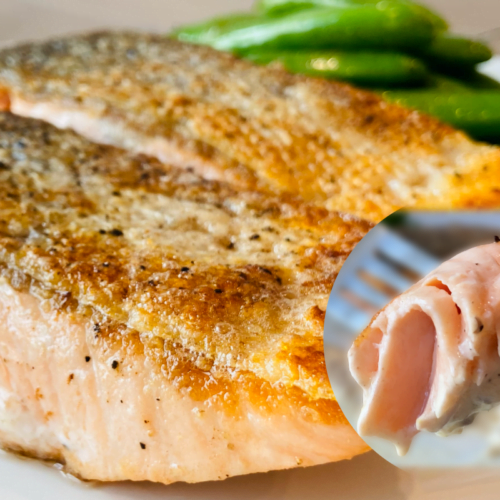 Seared Salmon with Sugar Snap Peas feature image