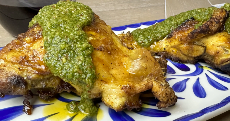 Oven-Roasted Chicken with Chimichurri