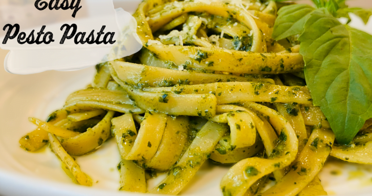 easy pesto pasta