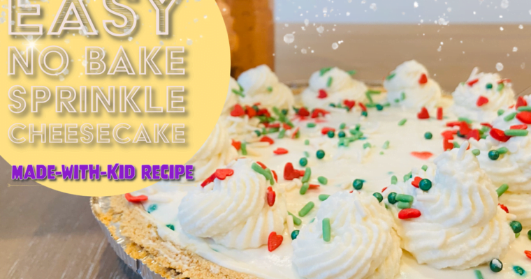 No-Bake Funfetti Cheesecake