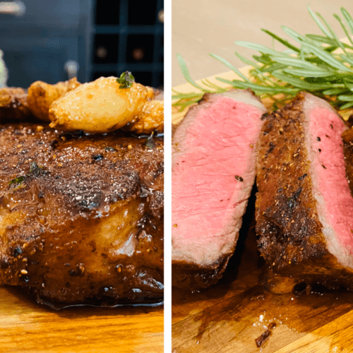 10-Minute Garlic Butter Ribeye Steak