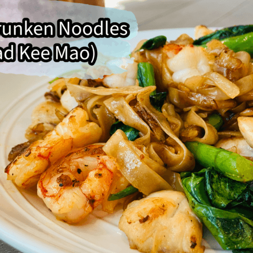 Spicy Thai Drunken Noodles