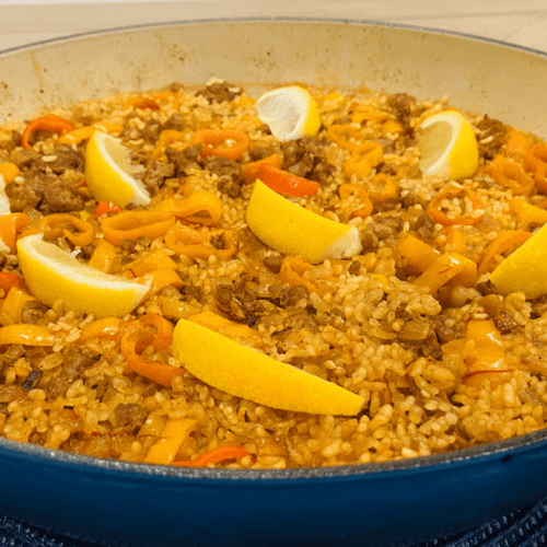 Easy Chorizo Paella
