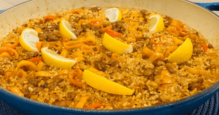Easy Chorizo Paella