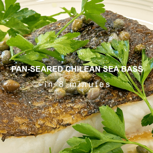 Pan-Seared Chilean Sea Bass