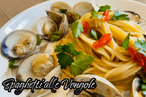 Spaghetti alle Vongole for  easy seafood pasta recipes