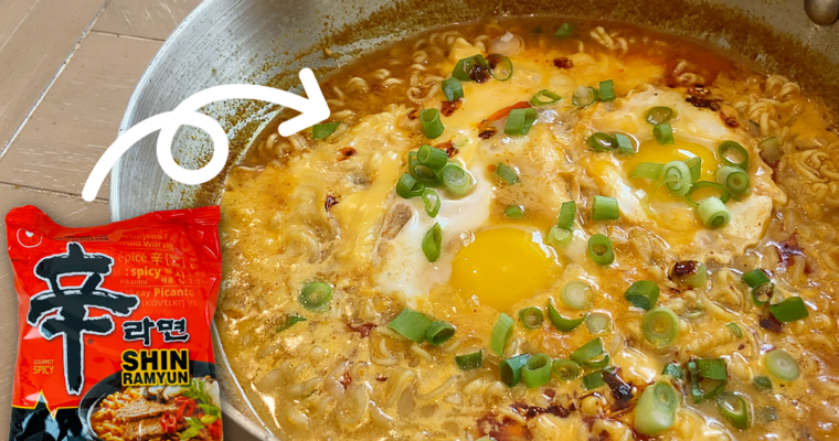 Easy, Cheesy Kujirai ramen hack