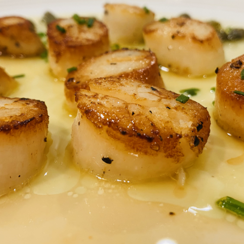 8 Minute Seared Scallops