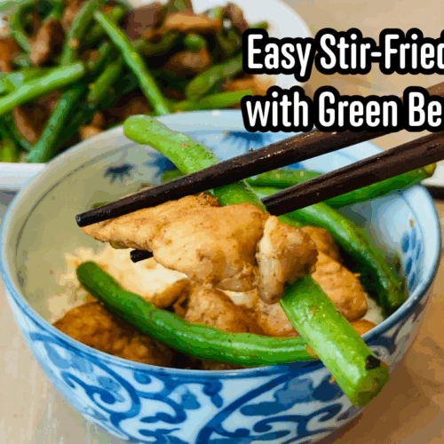 Easy Stir-Fried Pork with Green Beans-2