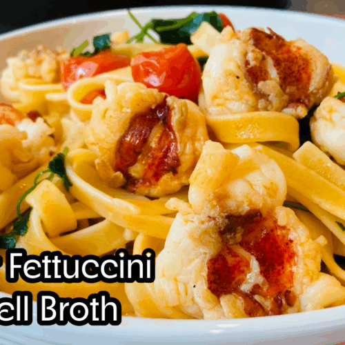 Lobster Fettuccini with Shell Broth-2