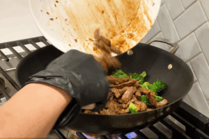 Return beef to the wok for Broccoli Beef Stir Fry