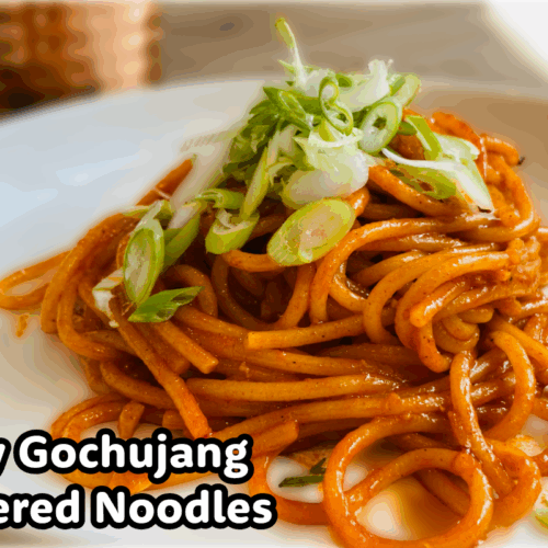 Spicy Gochujang Buttered Noodles