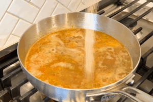 Add hondashi for Easy Spicy Miso Ramen with Ground Pork