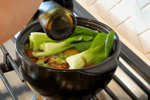 Add soy sauce for Clay Pot Rice Made Easy