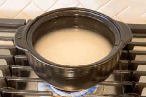 Cook the rice for Clay Pot Rice Made Easy