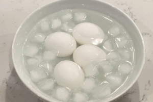 Ice bath for Ramen Eggs