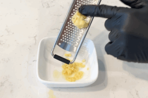 Make ginger paste for Perfect Air Fryer Steak