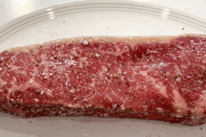 season the steak for perfect air flyer steak