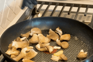 Cook the mushroom for Costco Bulgogi Beef Made Delicious