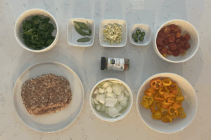 Ingredients for One-Pot Italian Sausage