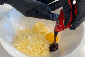 Prepare the Base for Creamy Instant Noodle Carbonara Hack
