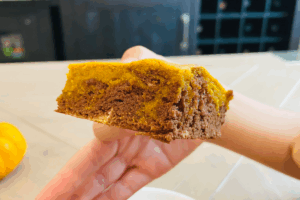 Pumpkin Chocolate Swirl Brownies