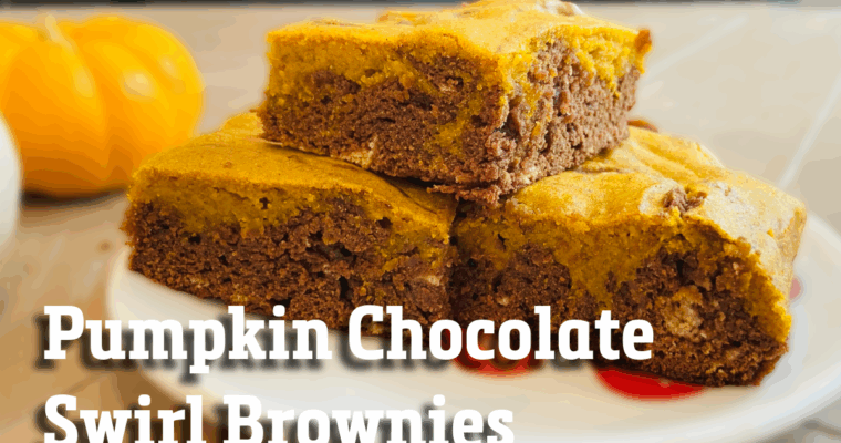 Pumpkin Chocolate Swirl Brownies