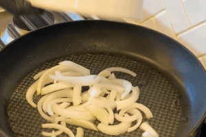 Sauté the Onions for Costco Bulgogi