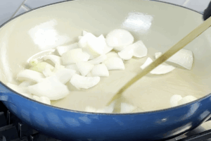 sauté onions for One-Pot Italian Sausage