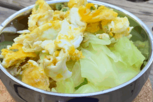 Serve Cozy Camping Noodles with Fluffy Eggs