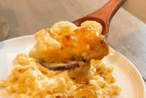 Serve mac and cheese