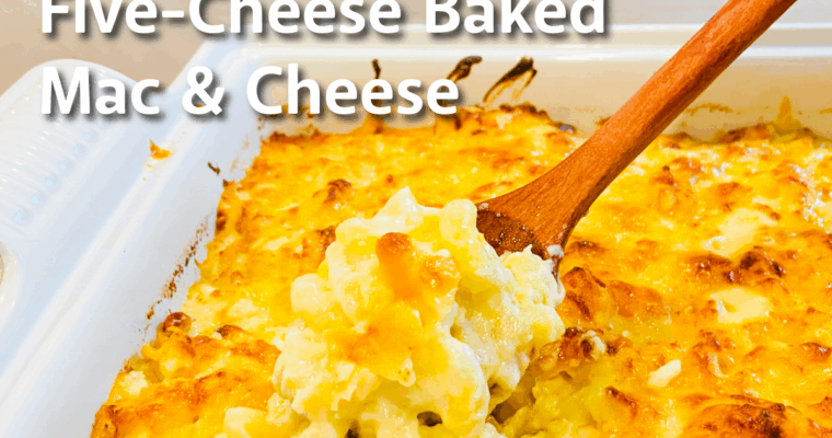 The Creamiest, Bubbliest 5 Cheese Mac & Cheese Ever!
