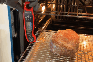 Bake Reverse-Seared Ribeye at low heat