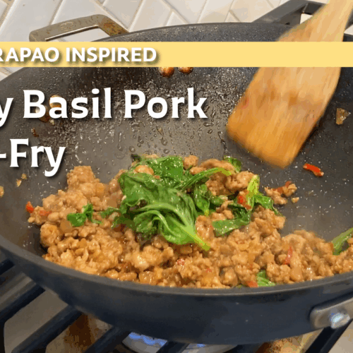 Basil Pork Stir Fry