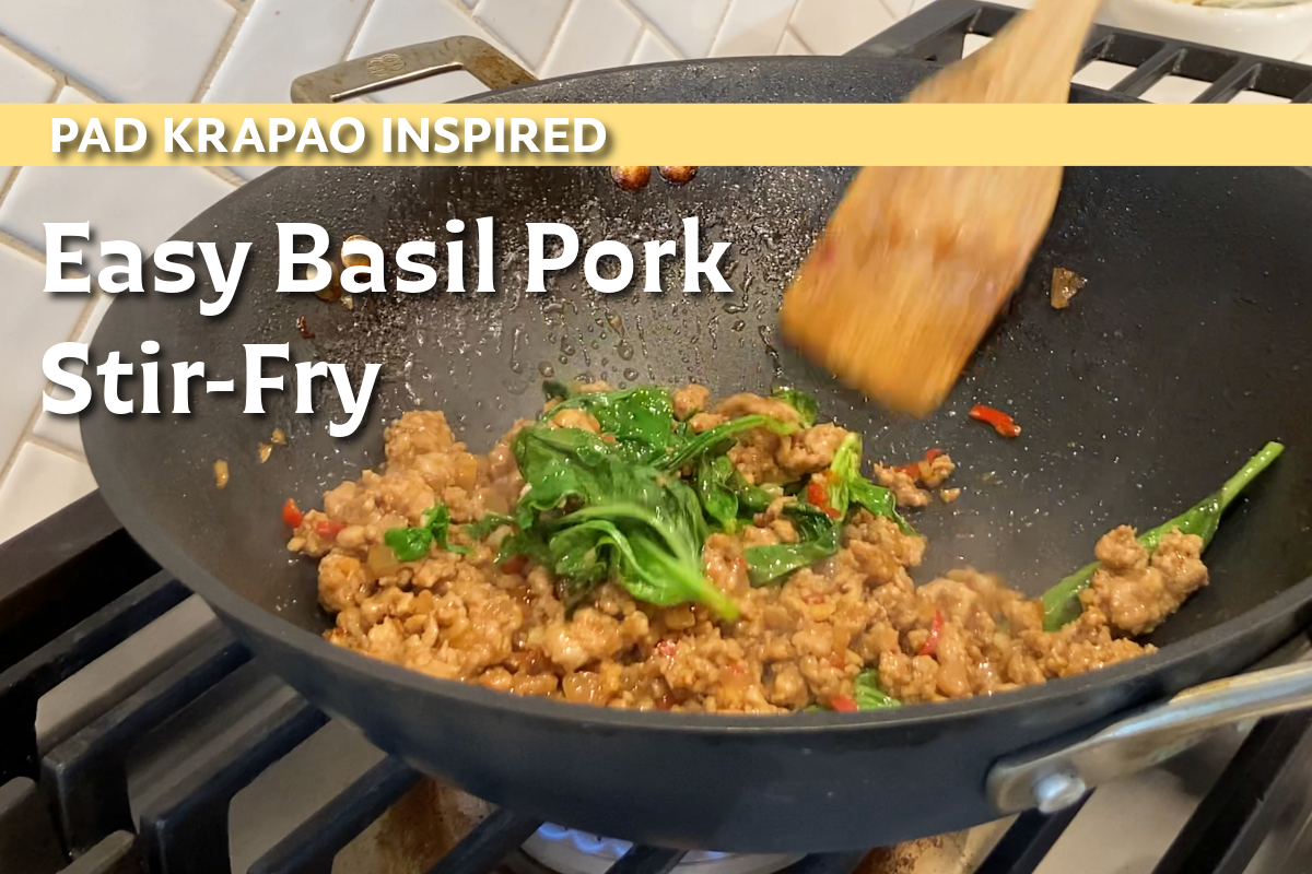 Easy Basil Pork Stir-Fry (Thai Cuisine-Inspired)