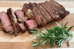 Serving Reverse-Seared Ribeye