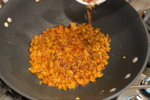 Add heat for Easy Mapo Tofu