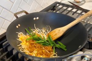 Finish the dish for Easy Char Kway Teow–Style Noodles