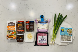 Ingredients for Easy Mapo Tofu